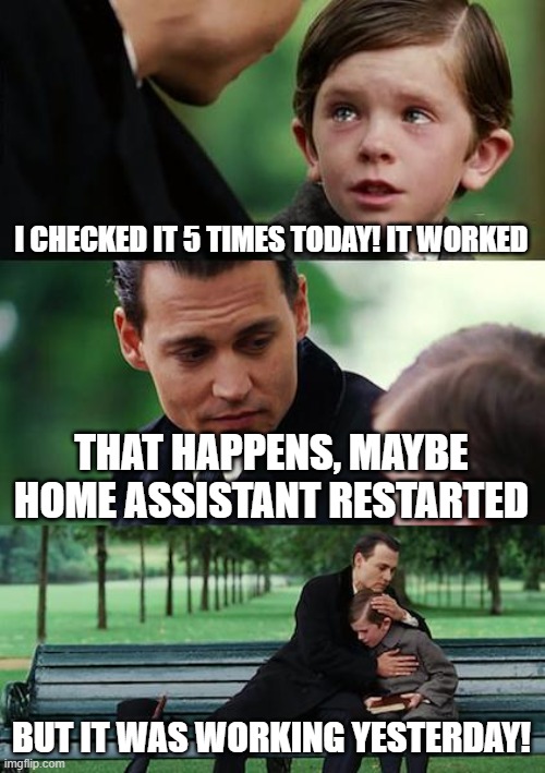 Finding Neverland Meme: Automation doesn&rsquo;t work again